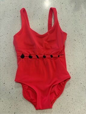 Five the Label Dancewear leotard in Bright Coral, Size YXL